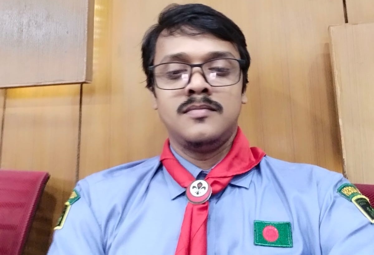 নারায়ণগঞ্জে শ্রেষ্ঠ কাব শিক্ষক নির্বাচিত তানজিম হোসেন মোল্লা